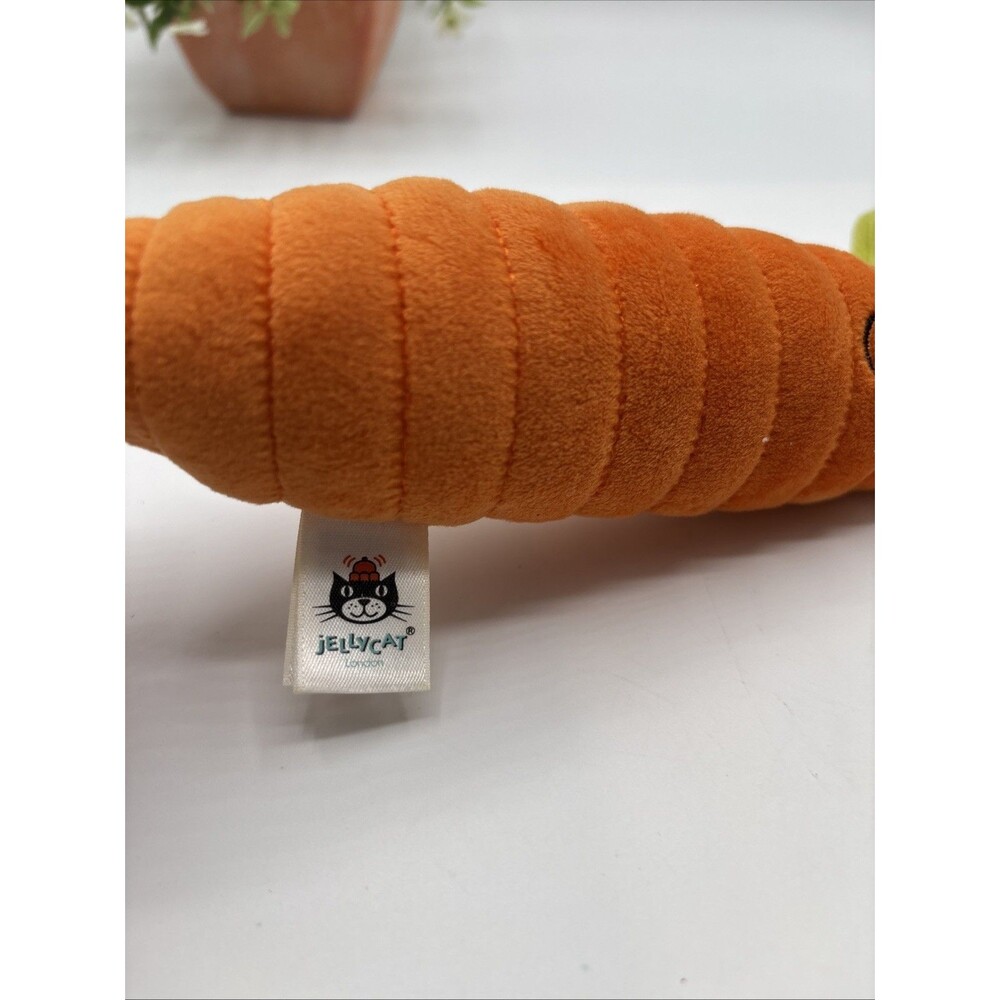 Jellycat Amuseable Vivacious Vegetable Carrot Plush 9.5" Stuffed Animal Toy - Picture 5 of 8